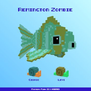 Remington Zombie :: Mystery Fish 0283/1000