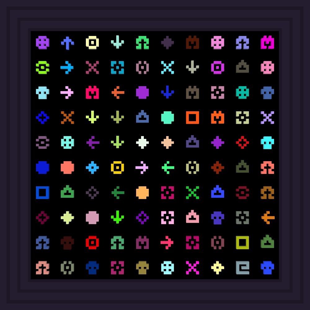 thr33som3s is thr33zi3s and thr33zi3s are thr33som3s :: Procedural Symbols #464/1000