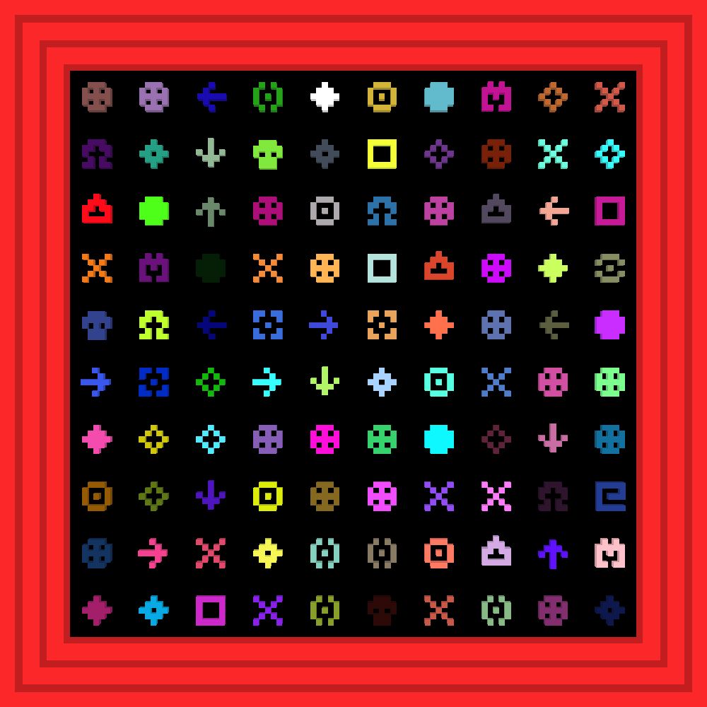 tezos tezos tezos  :: Procedural Symbols #181/1000