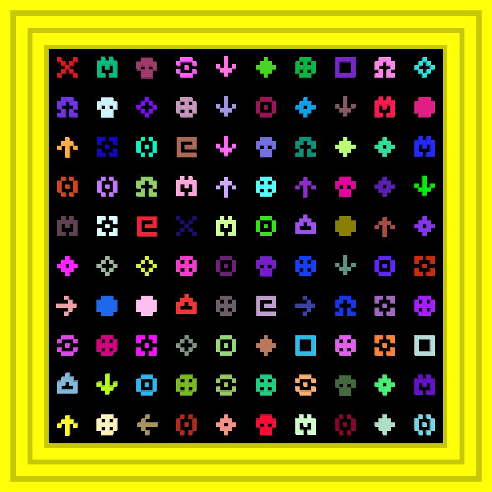 dzhen :: Procedural Symbols #211/1000
