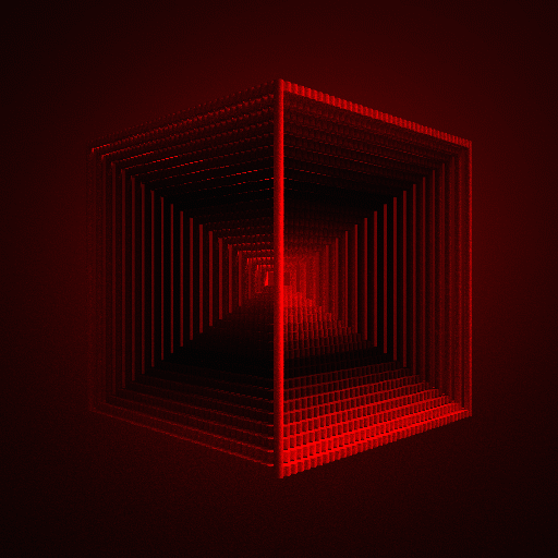 Red Cube Voxel