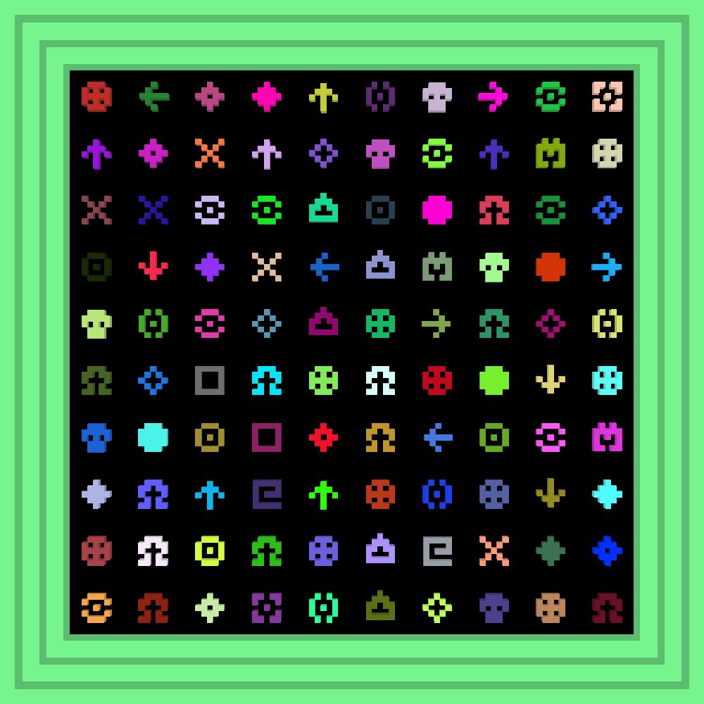 GhostfaceHealer :: Procedural Symbols #111/1000