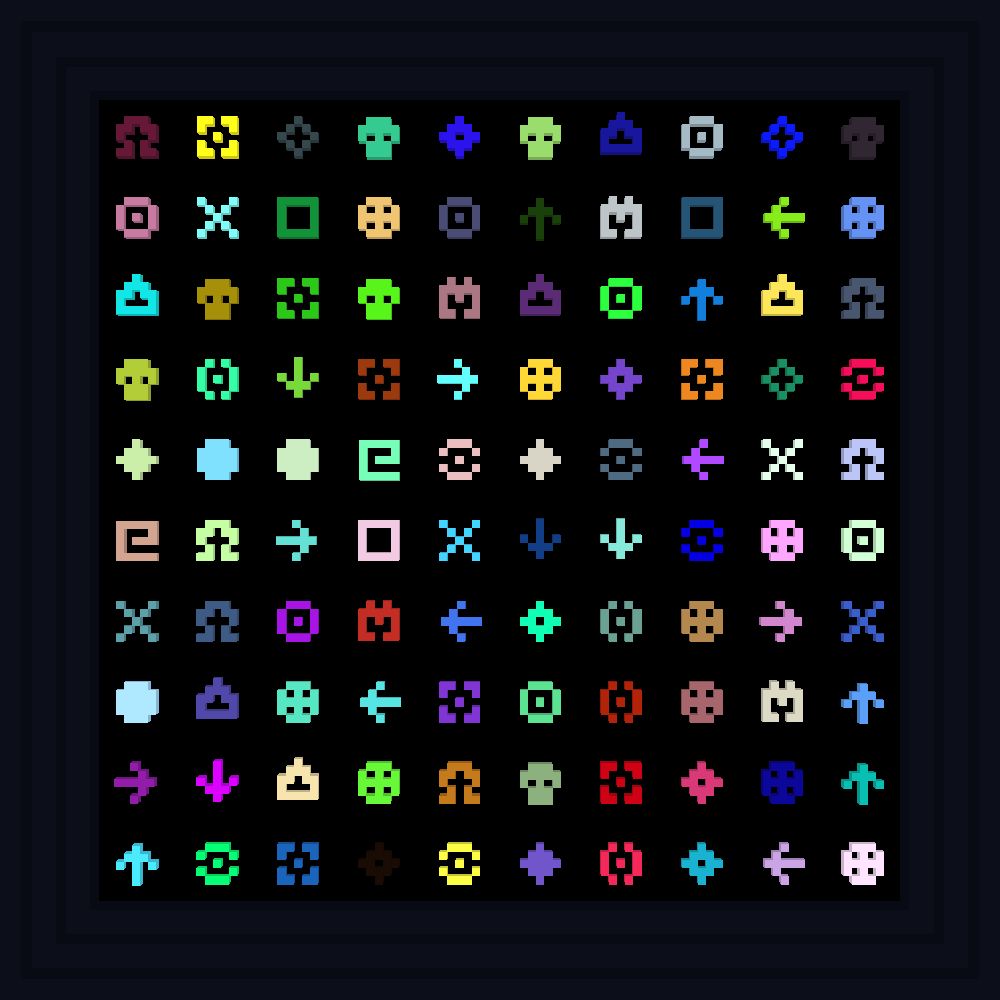 "Meditation in Motion"                            :: Procedural Symbols #349/1000