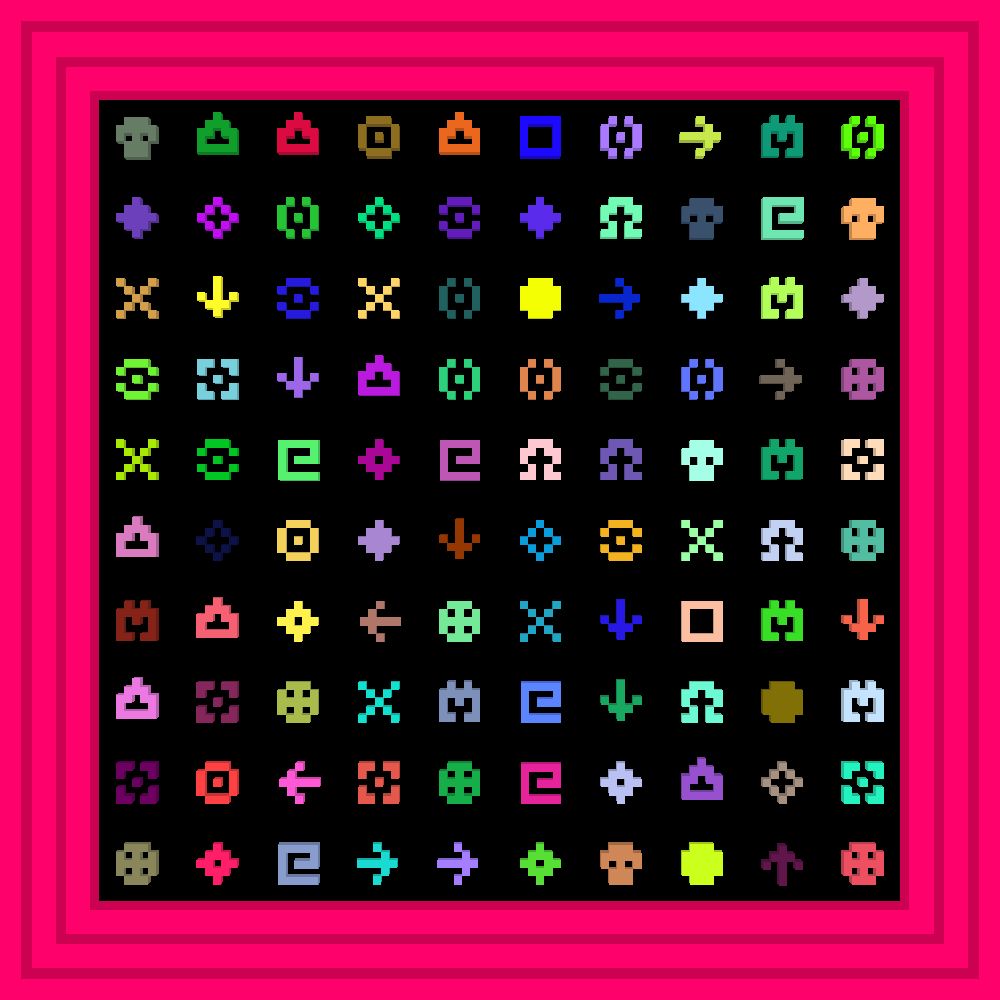 🔥🔥🔥 :: Procedural Symbols #287/1000