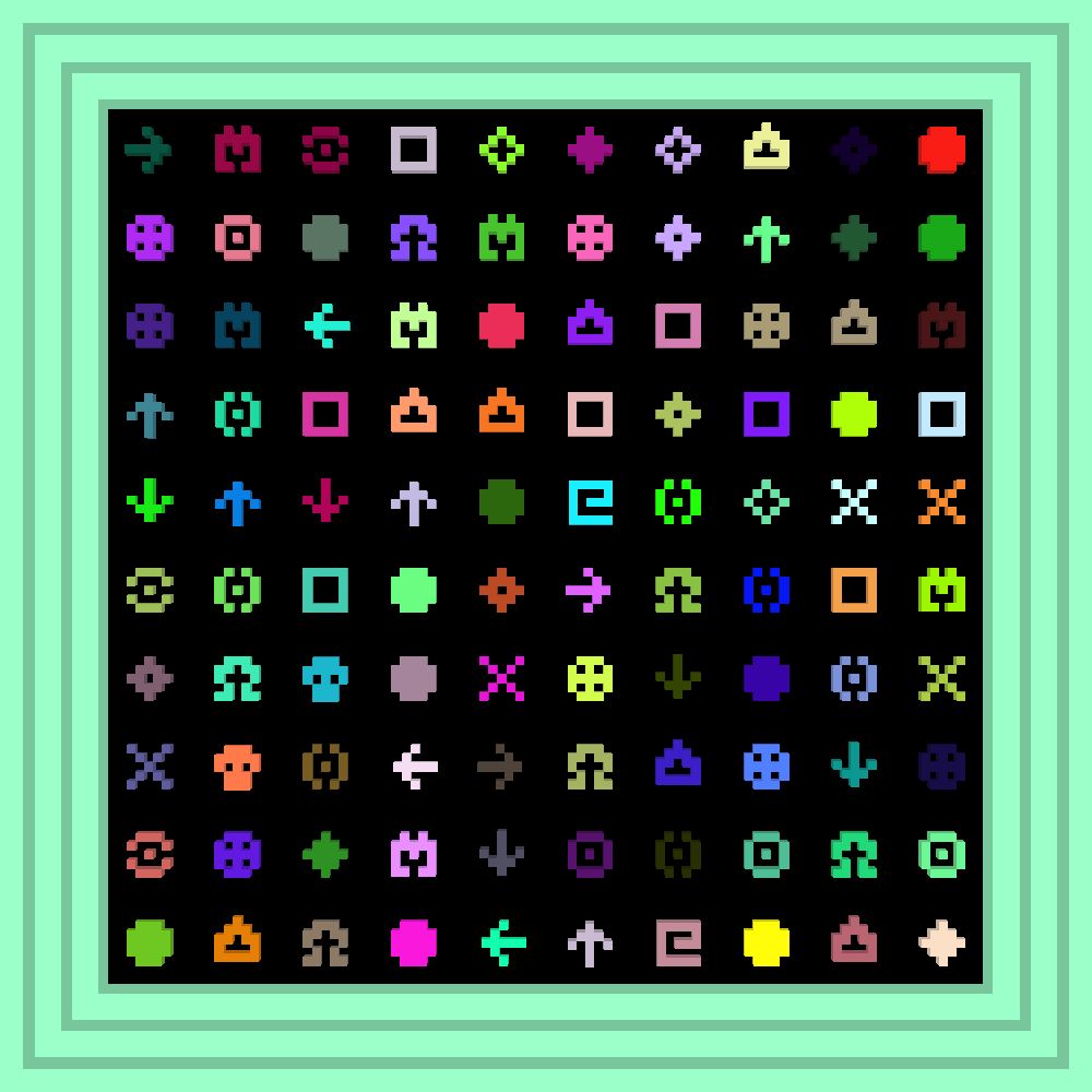 Artist living in a browser. :: Procedural Symbols #478/1000