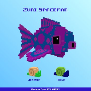 Zuri Spaceman :: Mystery Fish 0654/1000