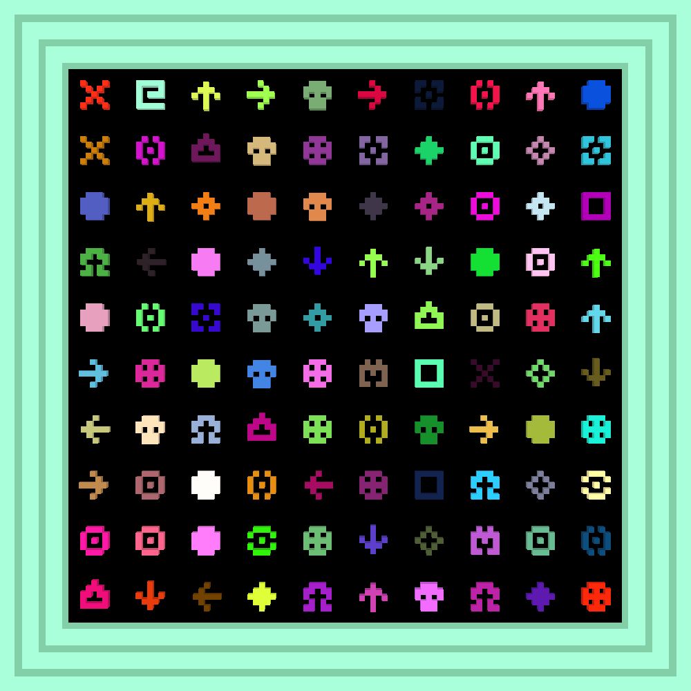 The grass is not always greener on the other side, Tod :: Procedural Symbols #371/1000