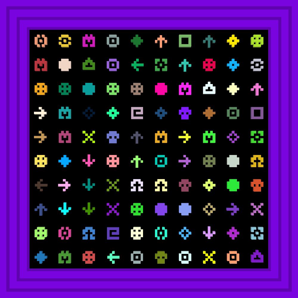 When he woke up, the dinosaur was still there. , by Augusto Monterroso :: Procedural Symbols #252/1000