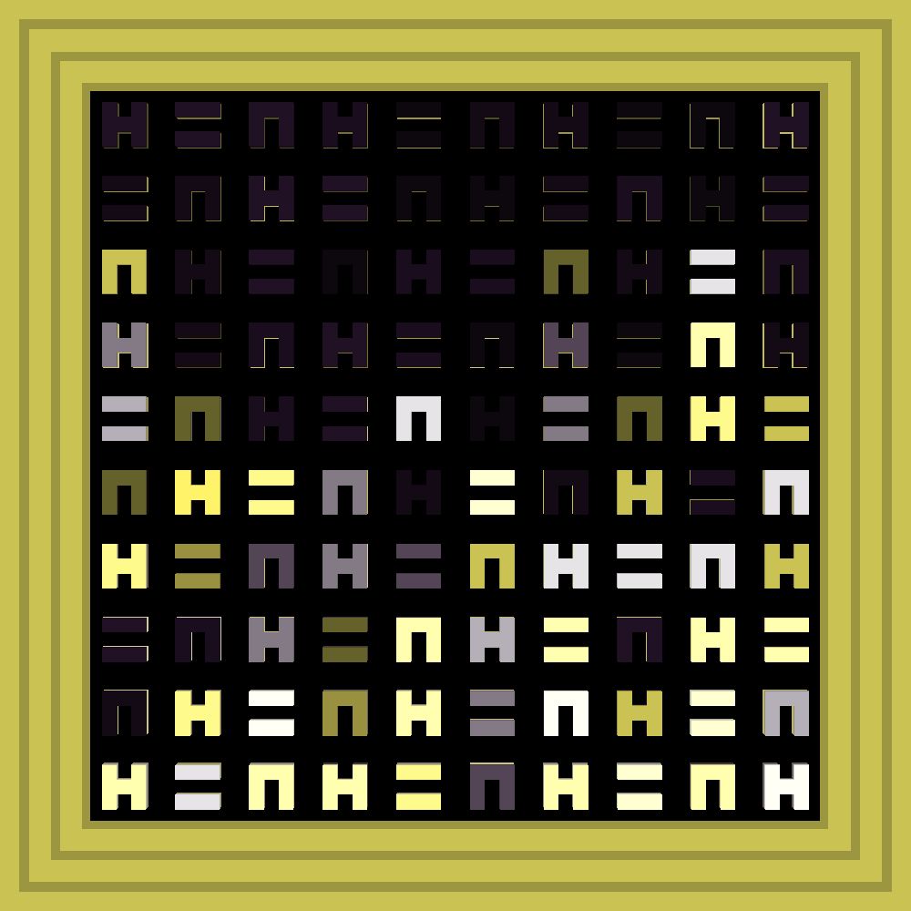 art is what you can get away with :: Procedural Symbols (H=N) #503/1000
