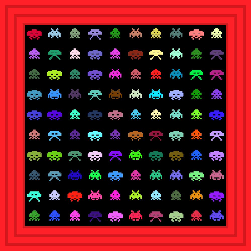 ..:: I have no mouth and I must scream ::.. :: Procedural Symbols (👾) #423/1000
