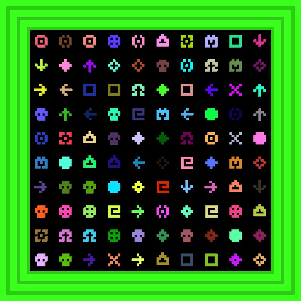 UP UP DOWN DOWN LEFT RIGHT LEFT RIGHT B A :: Procedural Symbols #212/1000