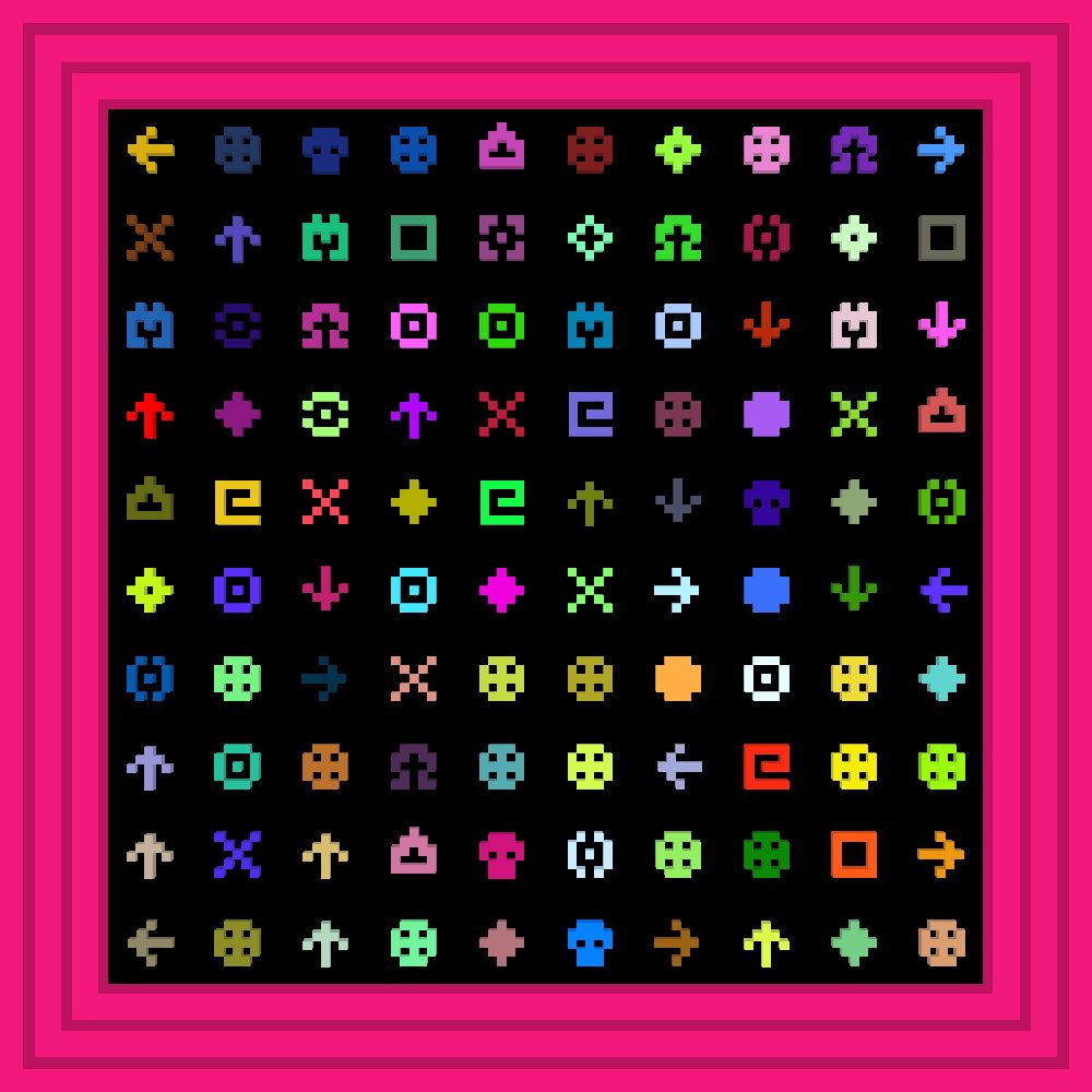 🌮 :: Procedural Symbols #190/1000