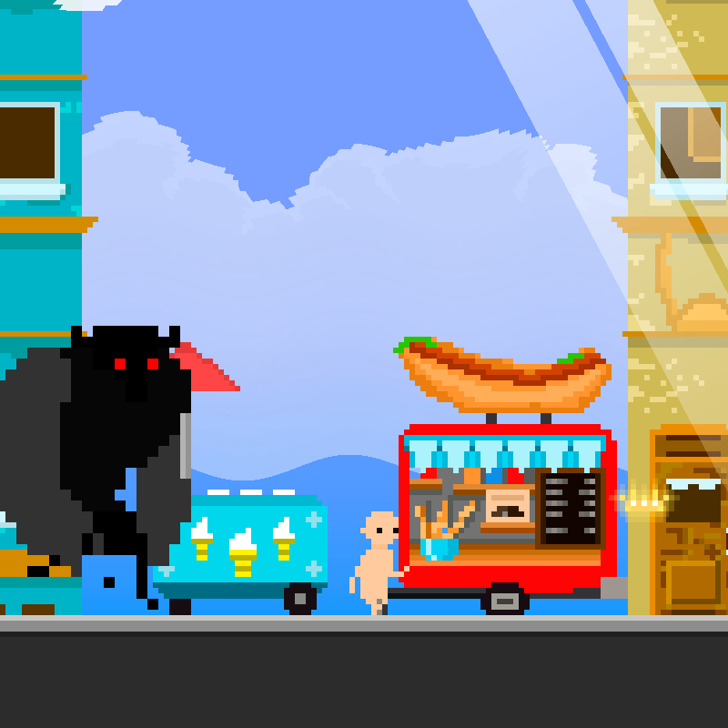 Pixel heroes runner endless playable nft