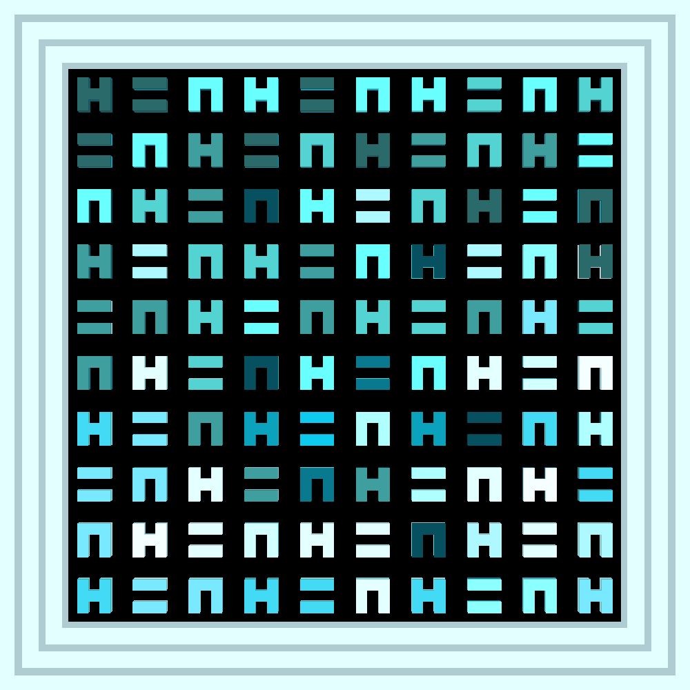 Make Art Not Friends   :: Procedural Symbols (H=N) #514/1000