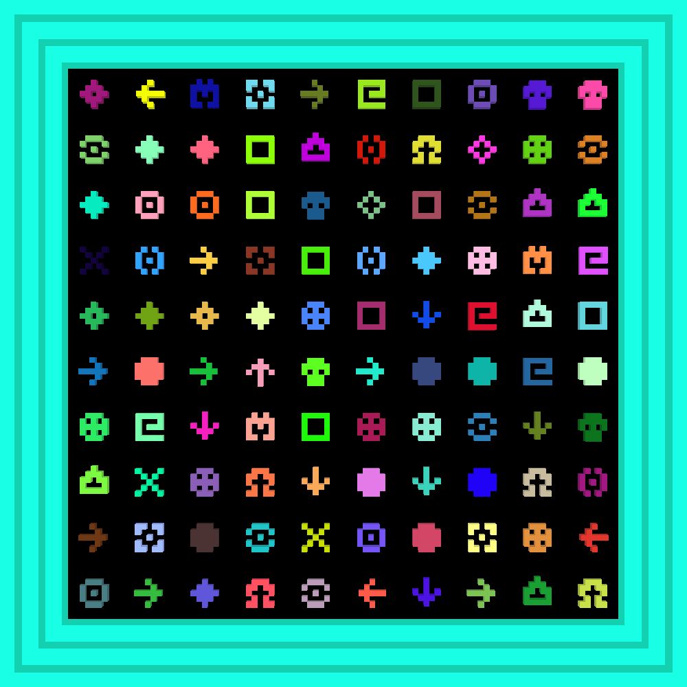 0869565454 :: Procedural Symbols #166/1000