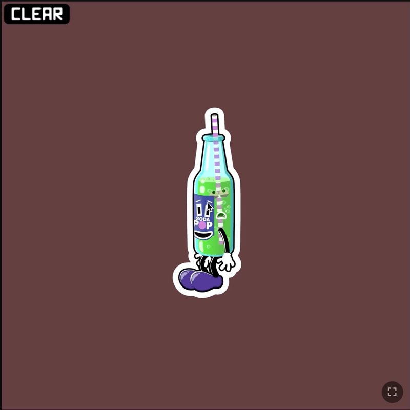 Friendly Shapes Stickers - Soda Pop