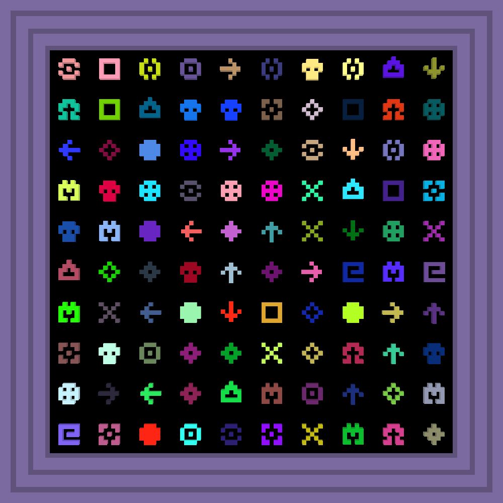 I love you micheline :: Procedural Symbols #465/1000
