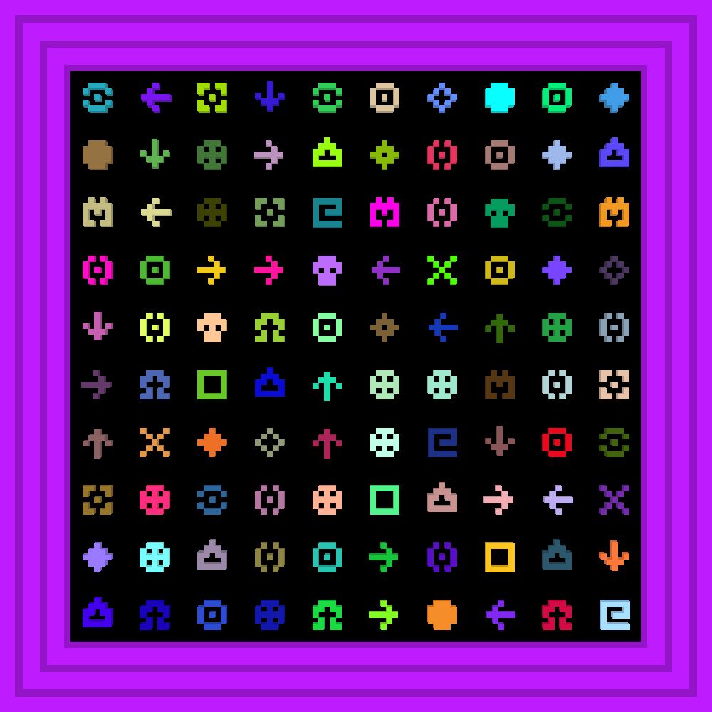 satoshi nakamoto :: Procedural Symbols #195/1000