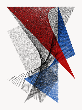 Composition #311 (Red / Blue)