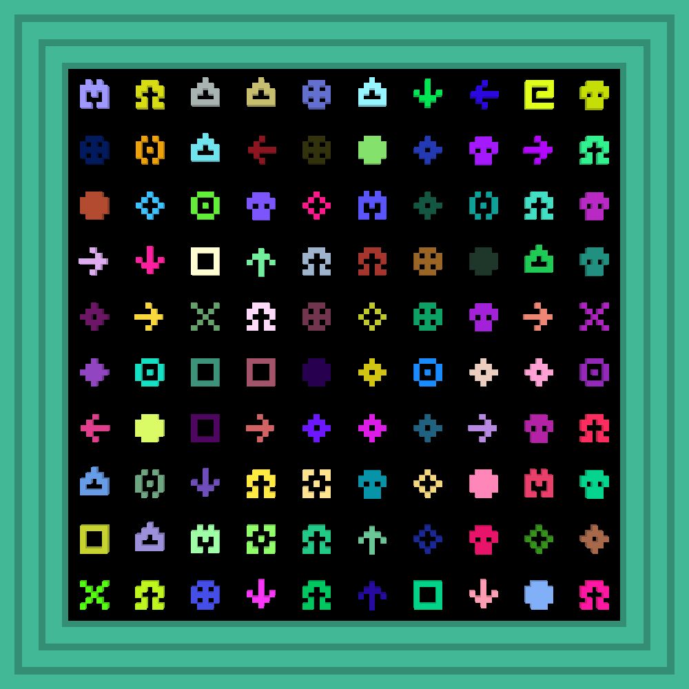 apparently you can type curse words :: Procedural Symbols #141/1000