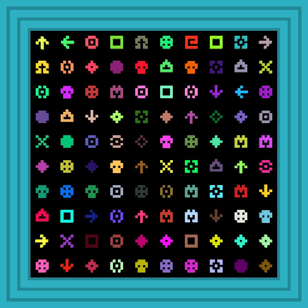 We 💚 Bob Ross! :: Procedural Symbols #364/1000
