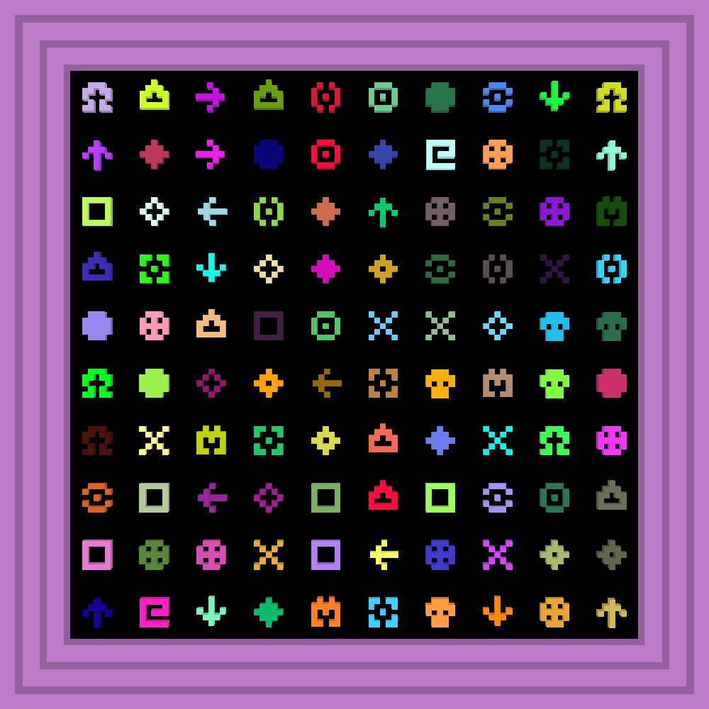 Hic Et Nunc :: Procedural Symbols #10/1000