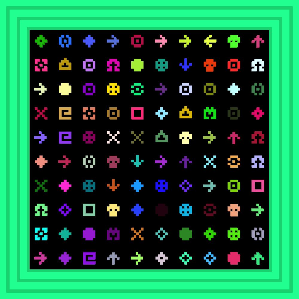 Fuckyouartomatic14369! :: Procedural Symbols #110/1000