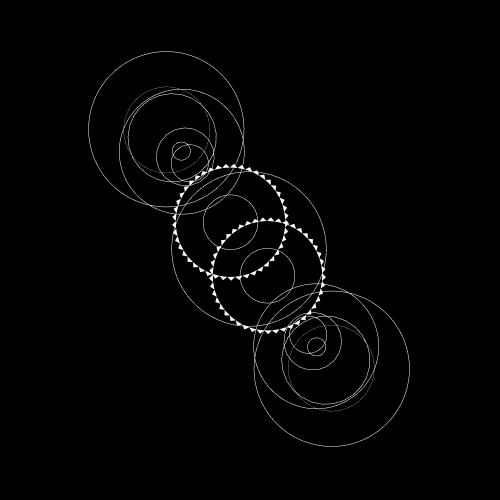 Life Patterns - Generative Monochrome