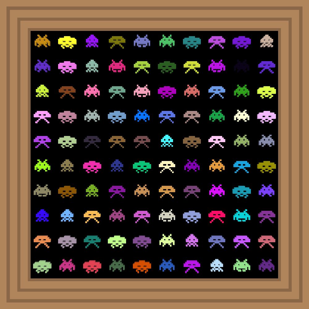 invaders :: Procedural Symbols (👾) #374/1000
